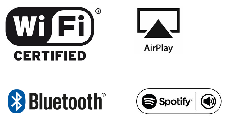 Wifi, Airplay, Bluetooth