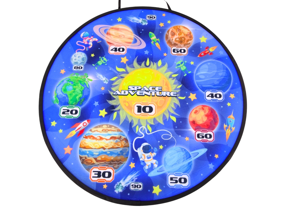 Interaktywna tarcza z motywami kosmicznymi