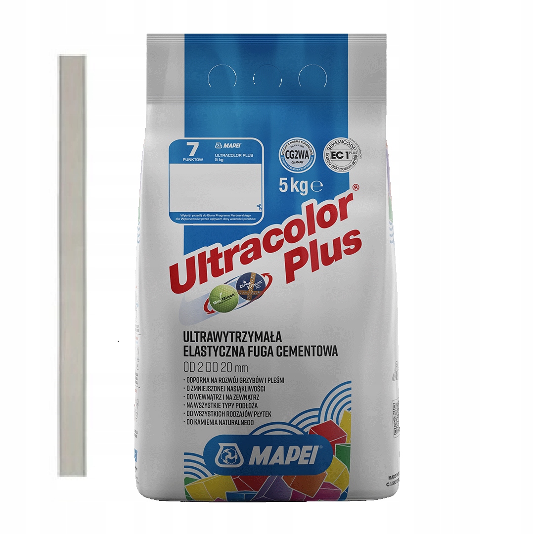 FIL ULTRACOLOR PLUS 111 SREBRNY SZARY 5KG – Elastyczna zaprawa do spoinowania
