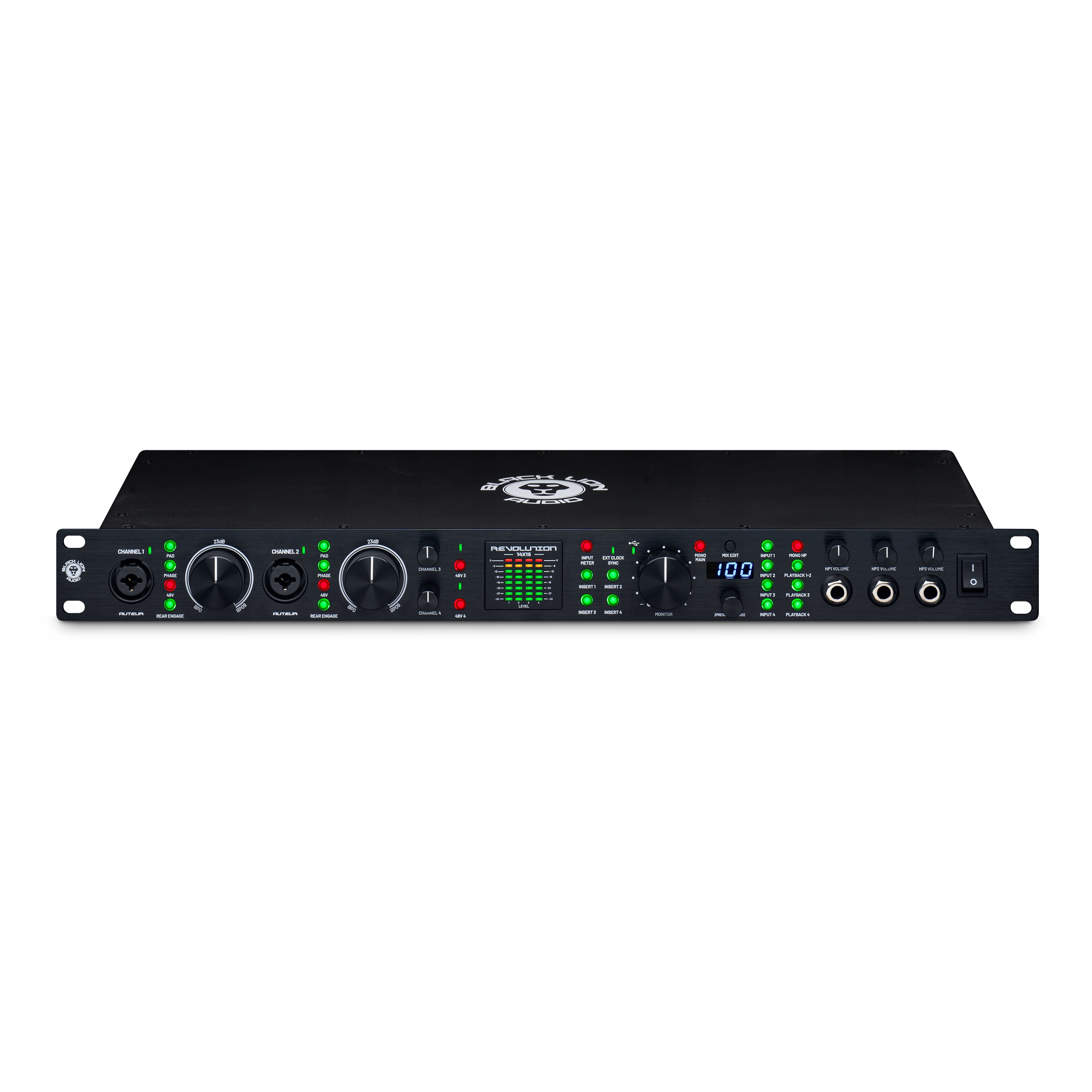 Black Lion Revolution 14x16 – Profesjonalny interfejs audio USB dla twórców muzyki