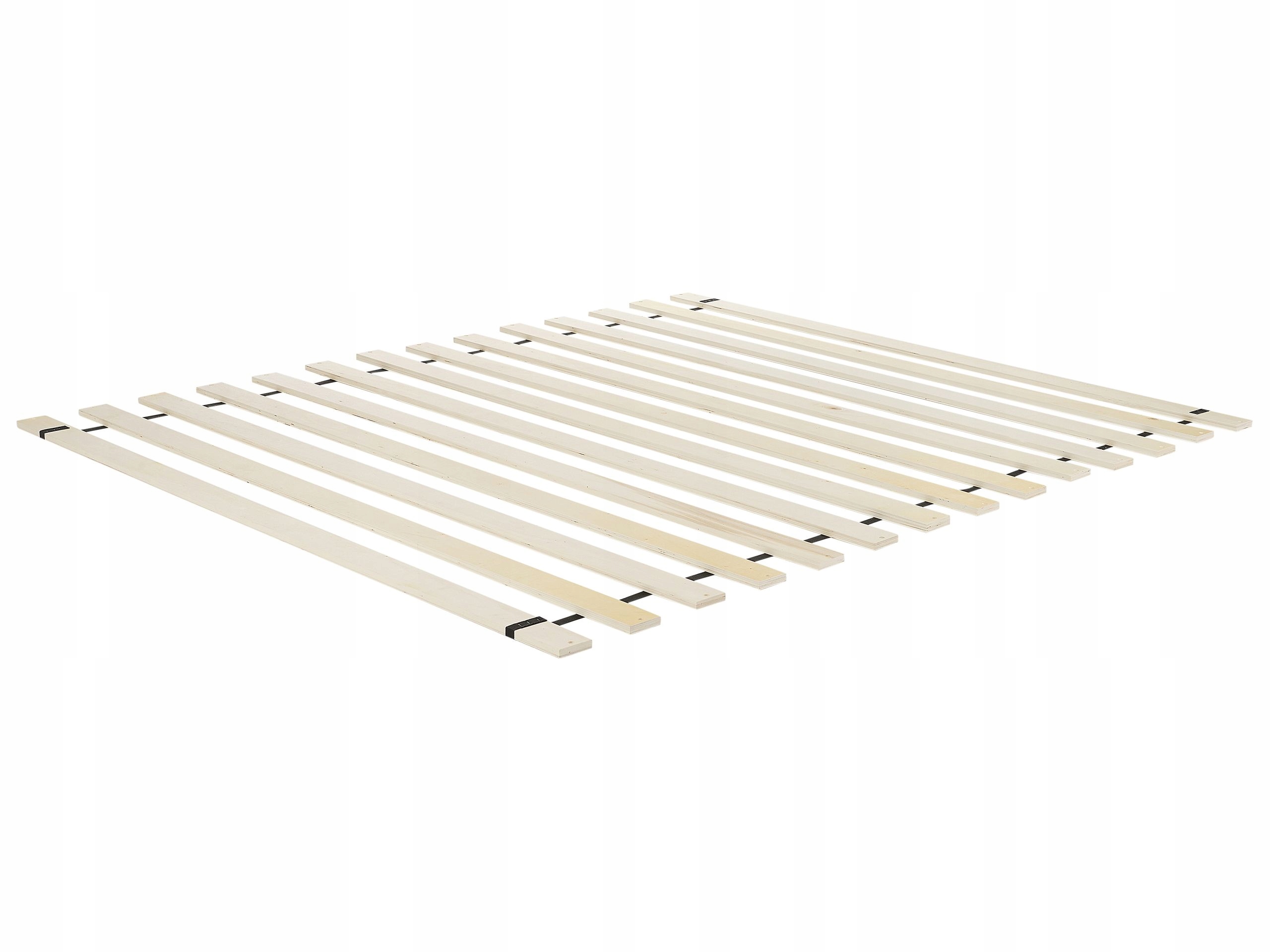 Beliani Łóżko drewniane 160 x 200 cm ciemne BOUSSICOURT – Komfort i styl w Twojej sypialni