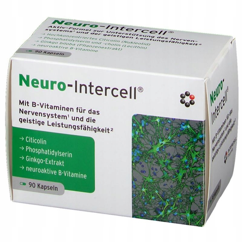 INTERCELL PHARMA Neuro-Intercell (90 kaps.) – Wsparcie dla zdrowia mózgu