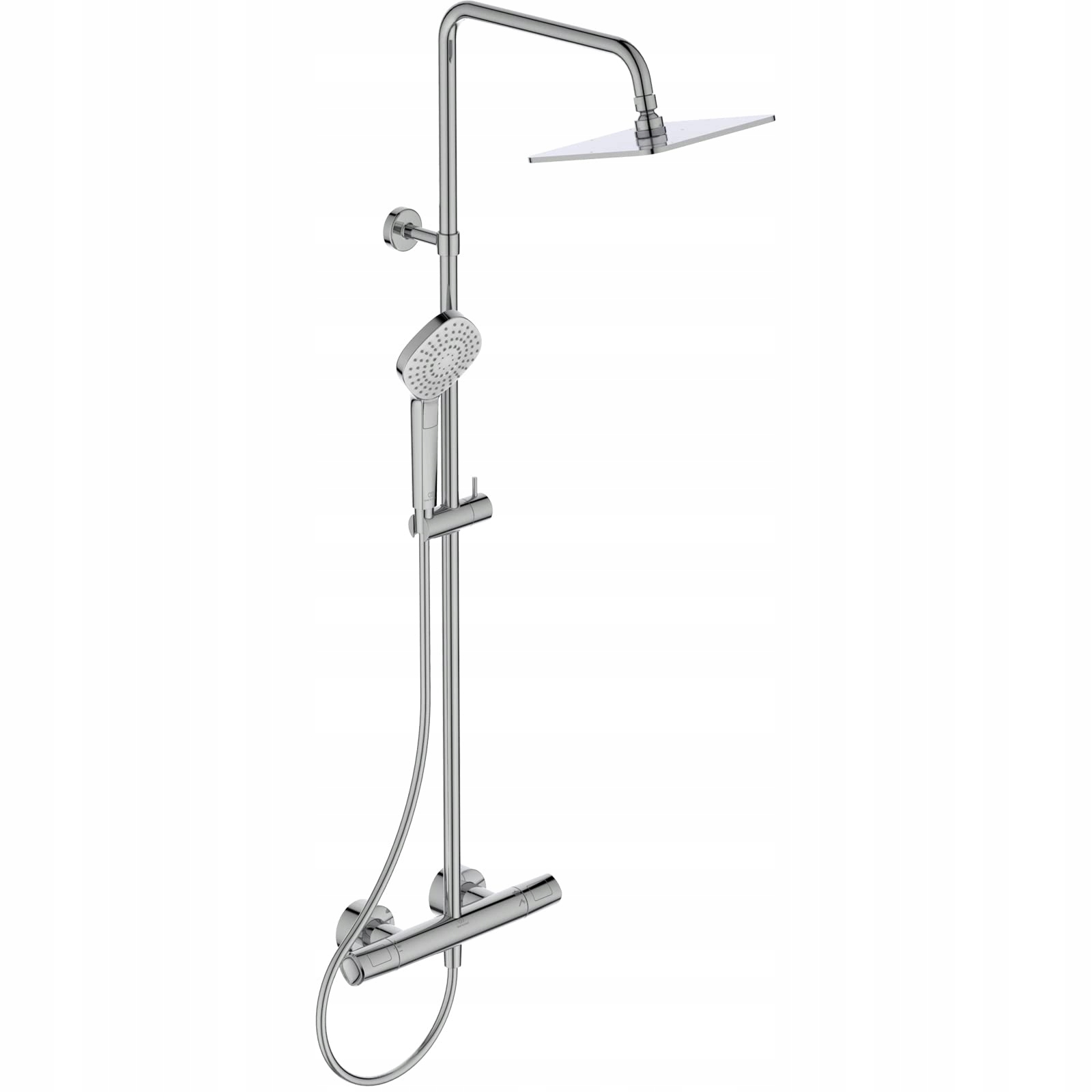 Zestaw prysznicowy natynkowy Ceratherm T100 – Ideal Standard w chromie
