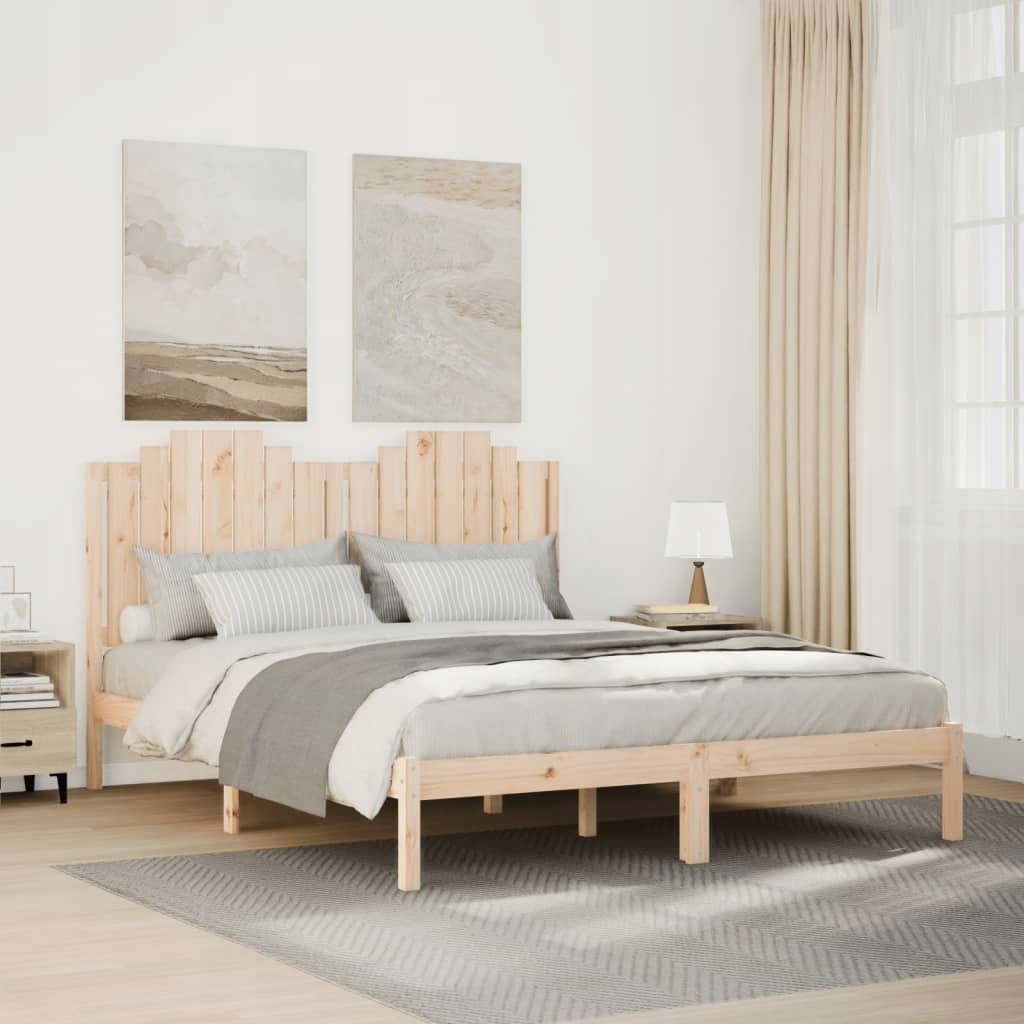 Dłuższe łóżko bez materaca 160x220 cm – Komfort i styl w Twojej sypialni
