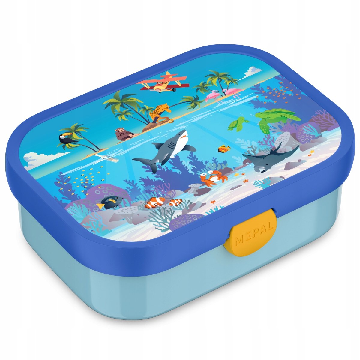Lunchbox Campus Tropical Ocean 750 ml – Idealny pojemnik na zdrowe posiłki dla dzieci