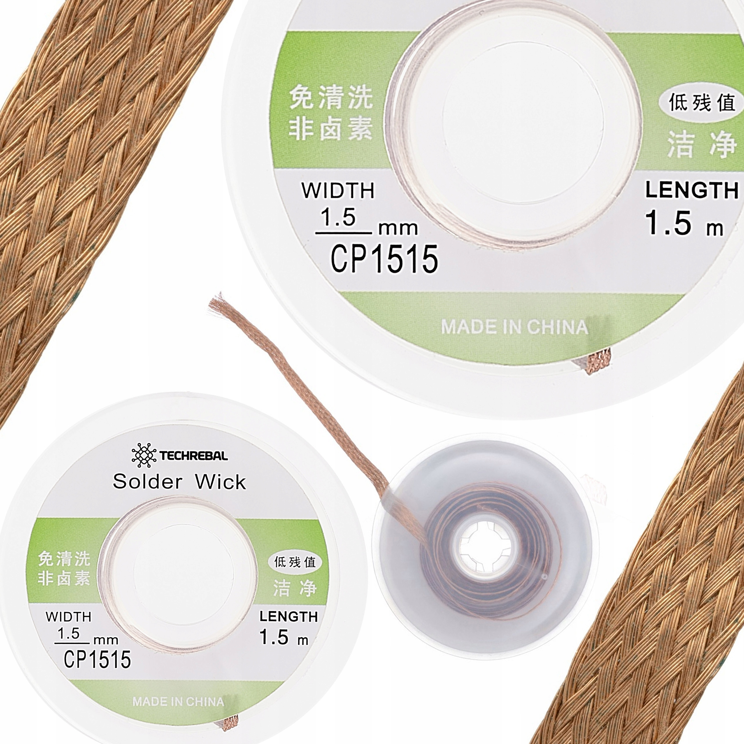 Taśma ssąca Wick 1,5mm – Skuteczne usuwanie cyny