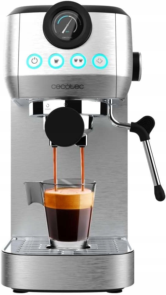 CECOTEC Cafetera espresso Power Espresso 20 Steel Pro – Doskonałe espresso w Twoim domu