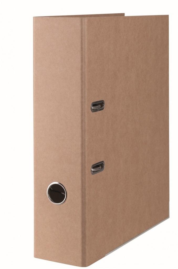 Segregator DONAU ECO MAXI, FSC, A4/80mm, brązowy – Idealne rozwiązanie do archiwizacji dokumentów