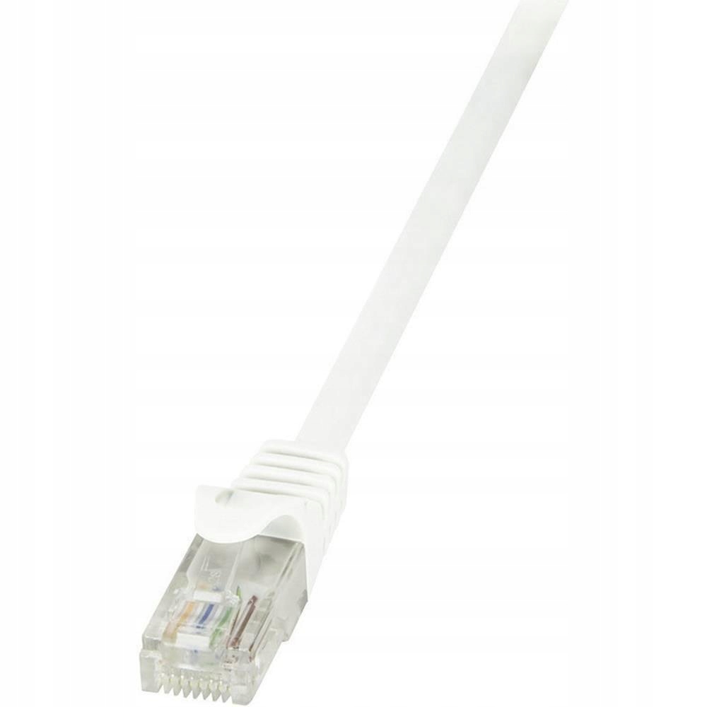Patchcord CAT 6 U/UTP EconLine* 1m, biały – Wydajność i niezawodność w sieci