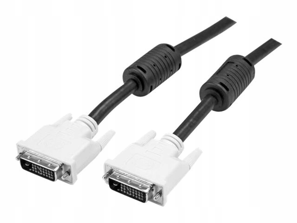 Kabel DVI-D 5m biały (DVIDDMM5M) – Wysoka jakość połączenia