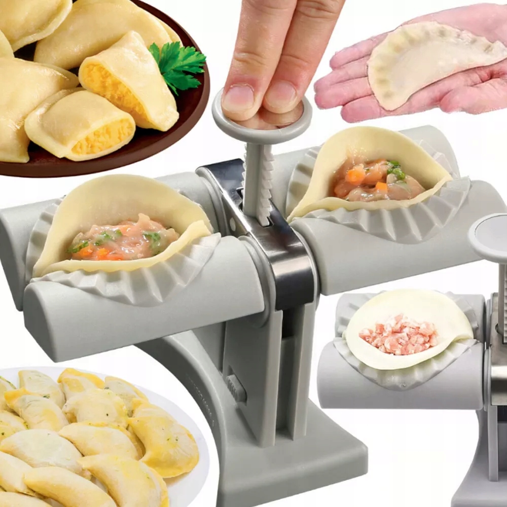 Usprawnij proces lepienia pierogów – Lepimy 2 pierogi jednocześnie