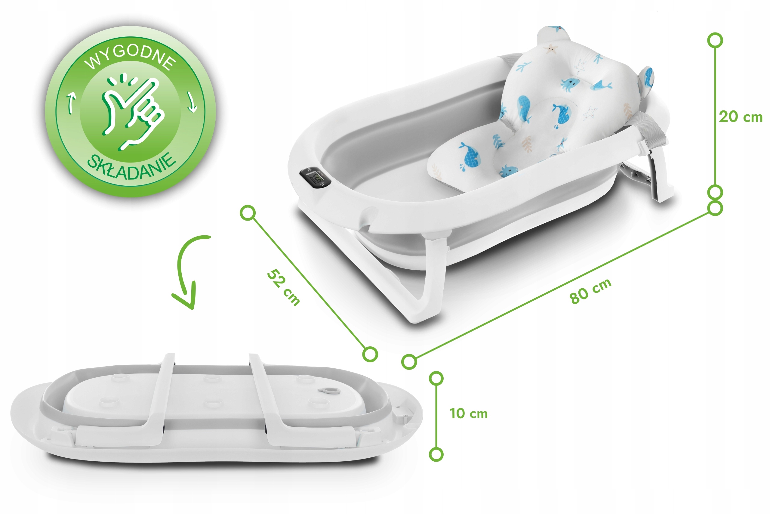 Składana konstrukcja – Idealna do małych mieszkań i podróży