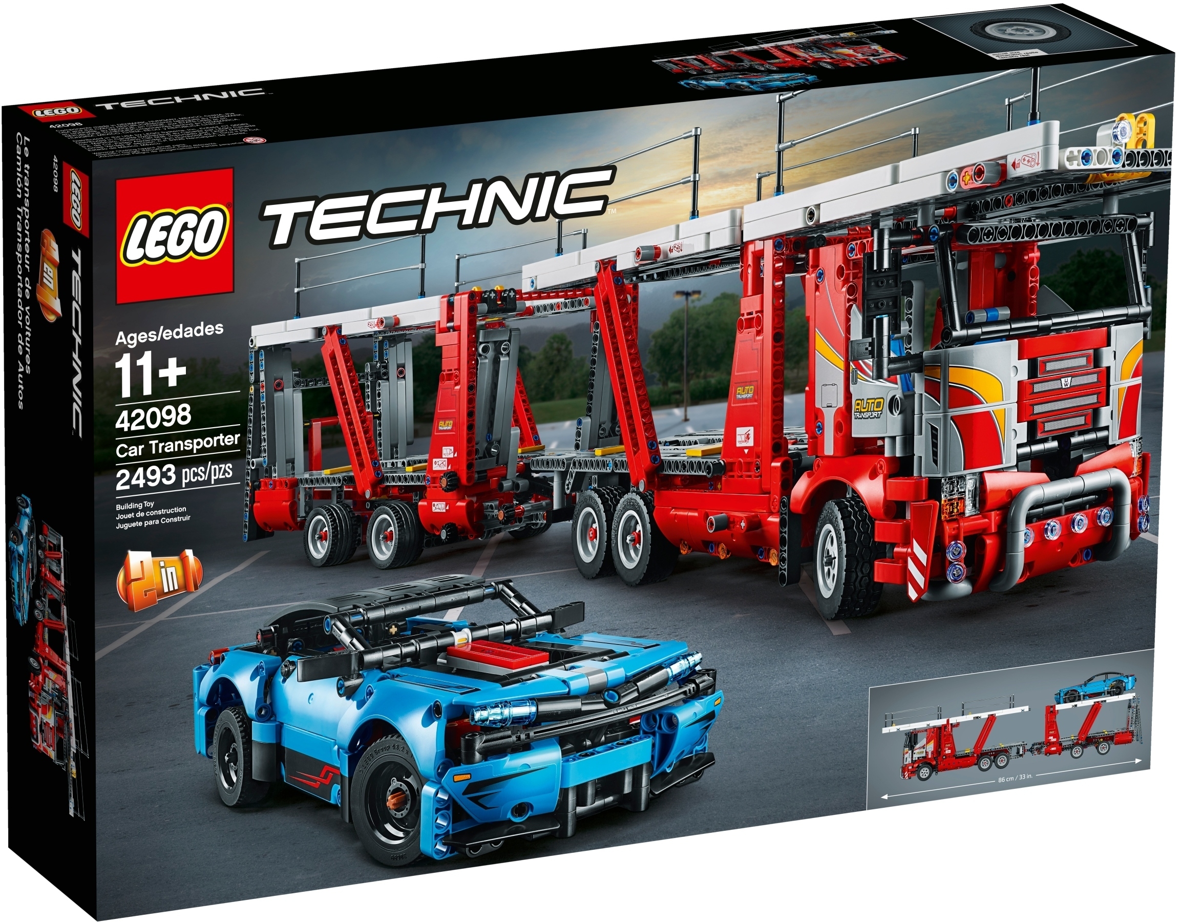 Technic Laweta LEGO 42098 – Wprowadzenie do inżynierii dla młodych konstruktorów