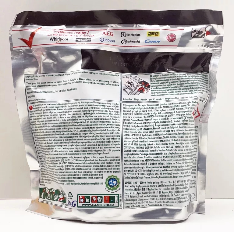 Właściwości i zalety kapsułek Fairy Platinum