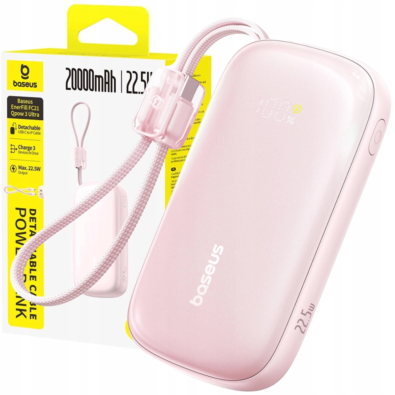 Powerbank EnerFill FC21 Qpow 20000mAh 22.5W – Twoje mobilne źródło energii