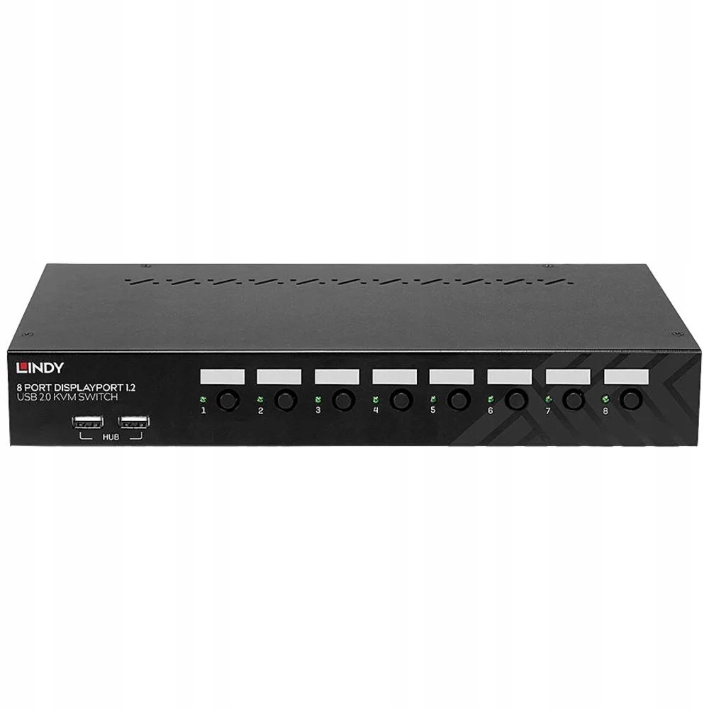 Adapter USB Lindy Adap Lindy Switch 8-port DP USB KVM – Wydajność i wszechstronność w jednym