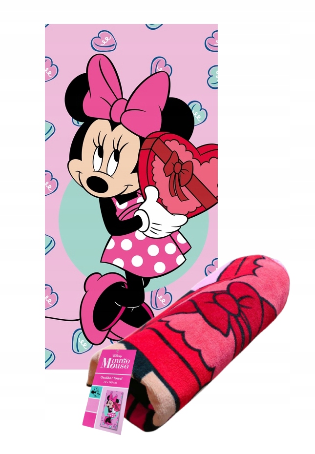 Ręcznik Myszka Minnie 70x140 – Idealny towarzysz na plażę i basen