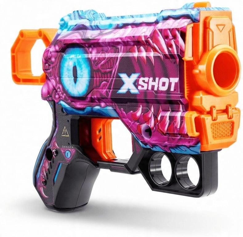 ZURU X-SHOT Skins Menace – Wyrzutnia do zabawy dla dzieci