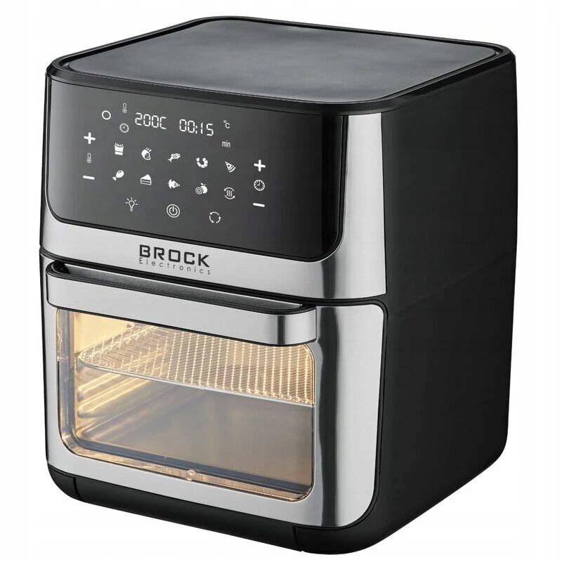 Akcesoria w zestawie: półki, miejsce do grillowania, mini szpikulce i cylinder do kebabów