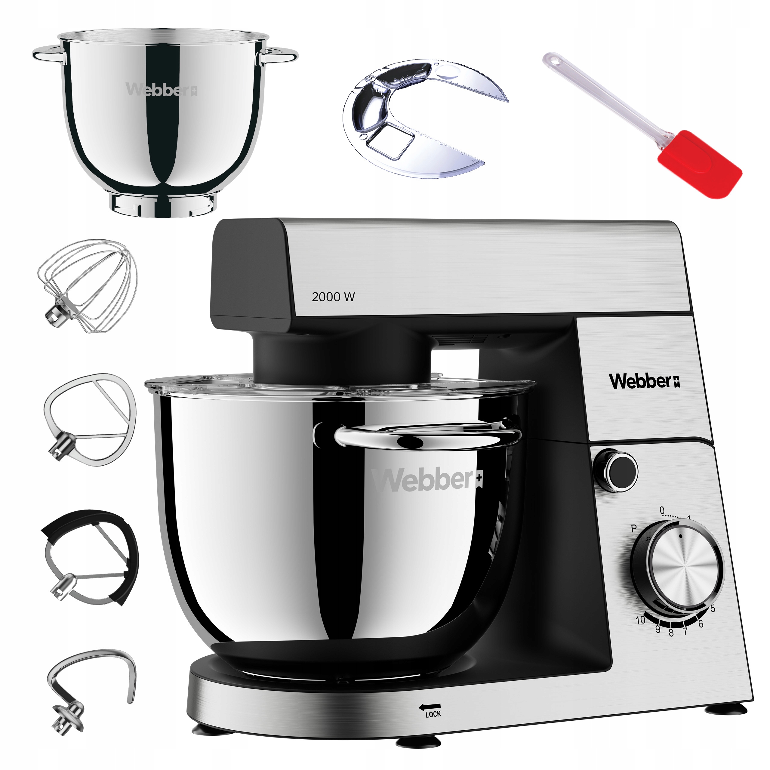 Robot kuchenny planetarny Webber SM16 – Twój wszechstronny pomocnik w kuchni