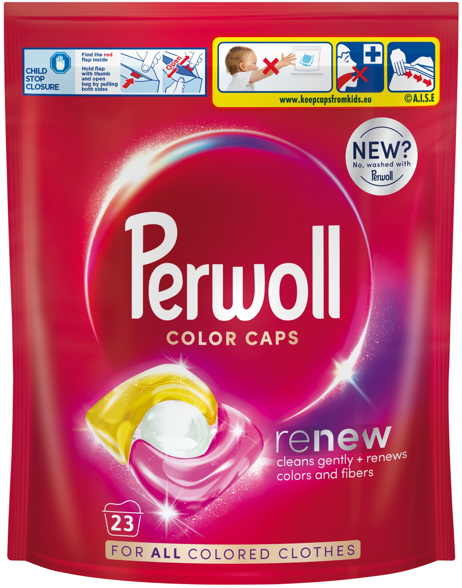 Kapsułki Perwoll Renew Color – Doskonała pielęgnacja kolorowych tkanin