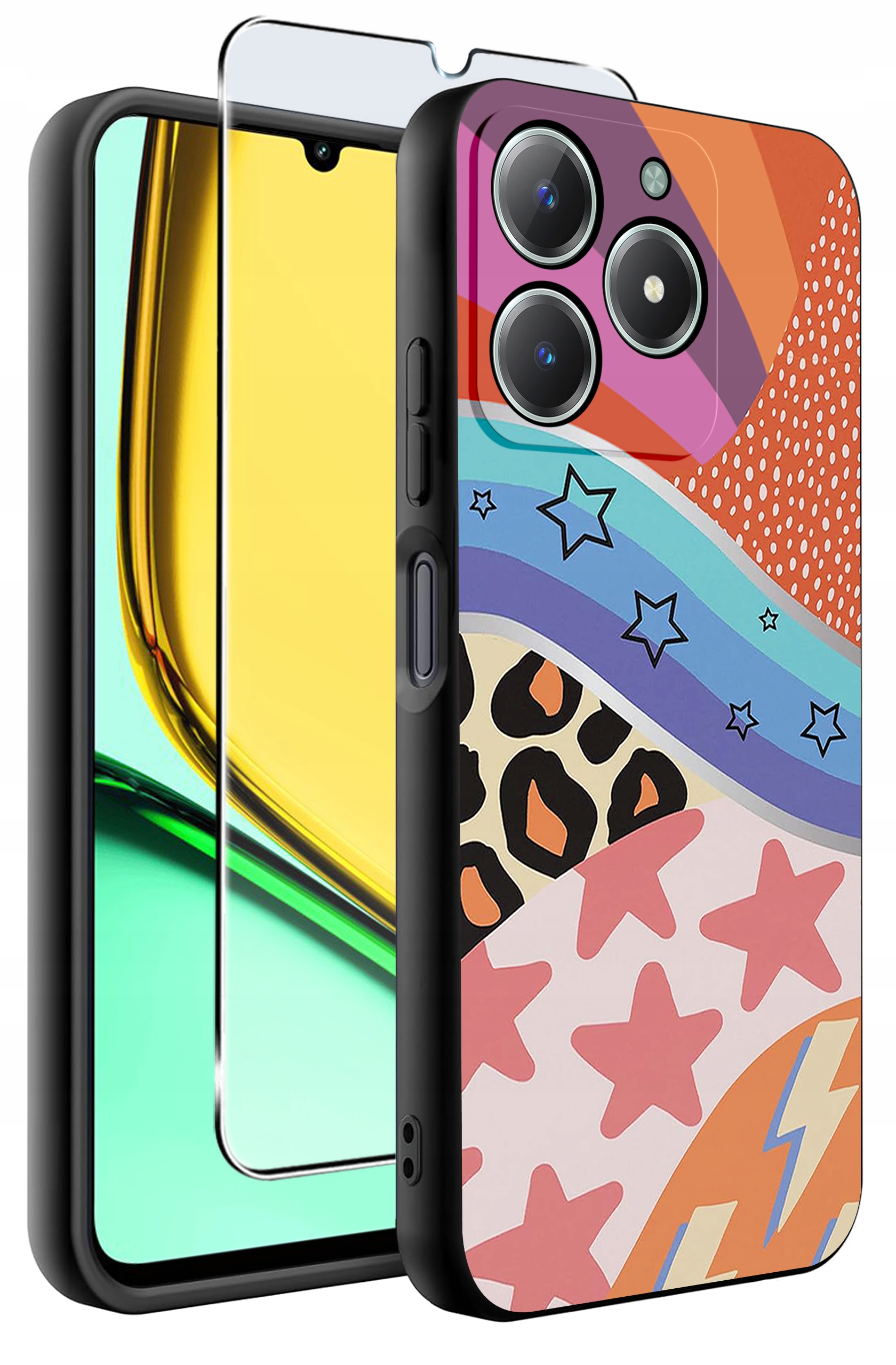 Podwyższone ranty krawędzi dla dodatkowej ochrony ekranu