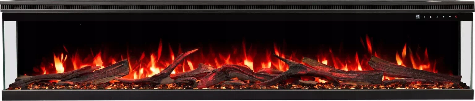 Kominek elektryczny LED Aflamo UNIQUE PRO 180 cm – Nowoczesne ciepło w Twoim domu