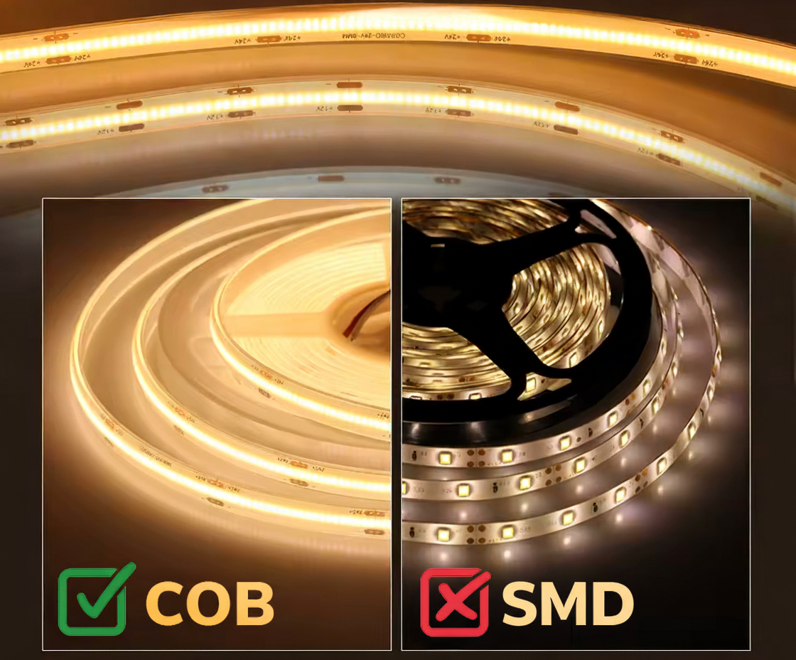 Technologia COB – Równomierne i jasne oświetlenie