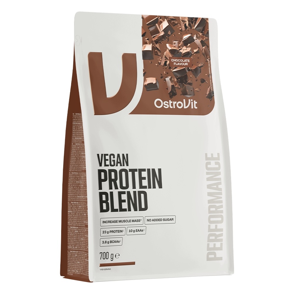 OstroVit Vegan Protein Blend czekoladowy* (700 g) – Wysokiej jakości białko roślinne