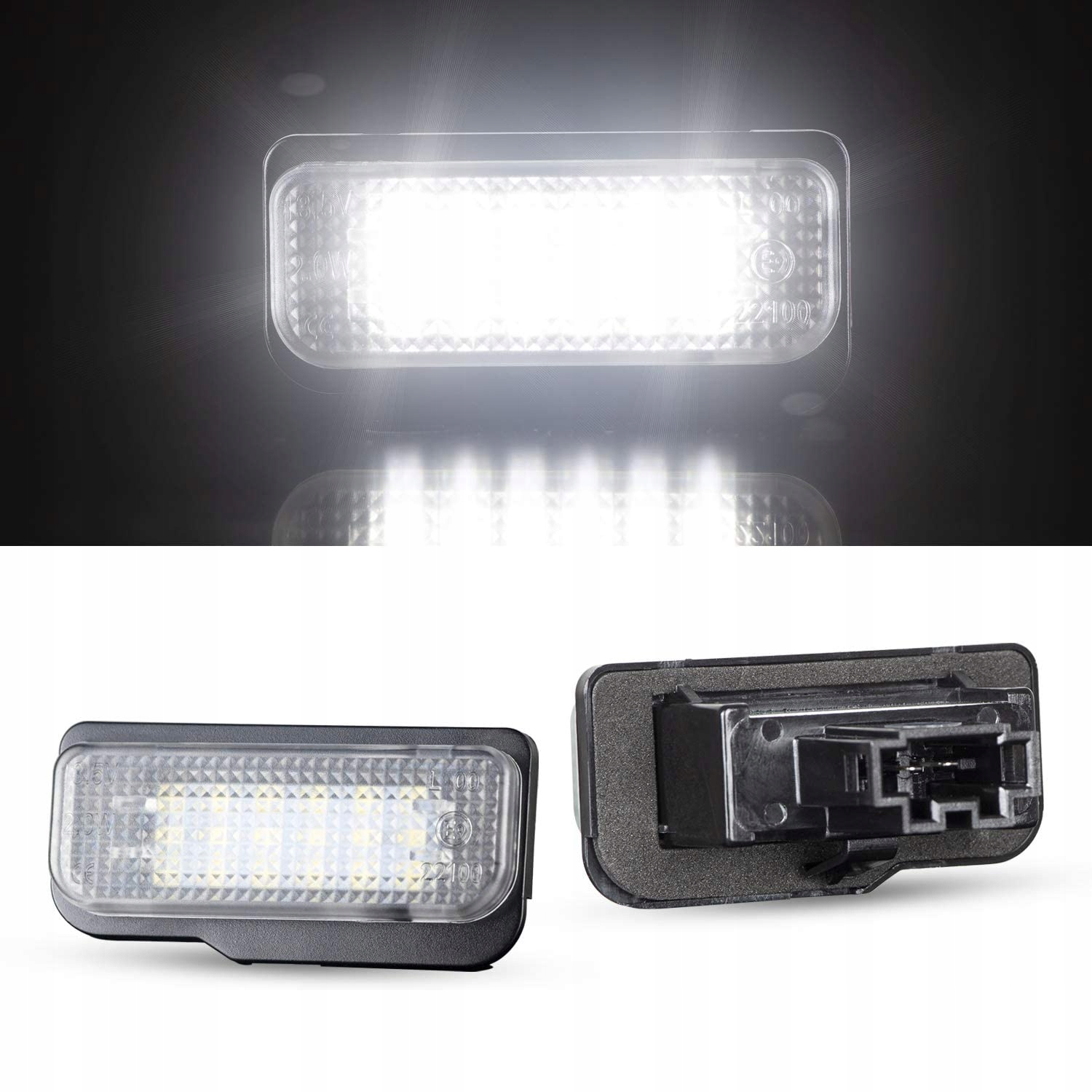 Efektywne podświetlenie dzięki 18 diodom LED SMD