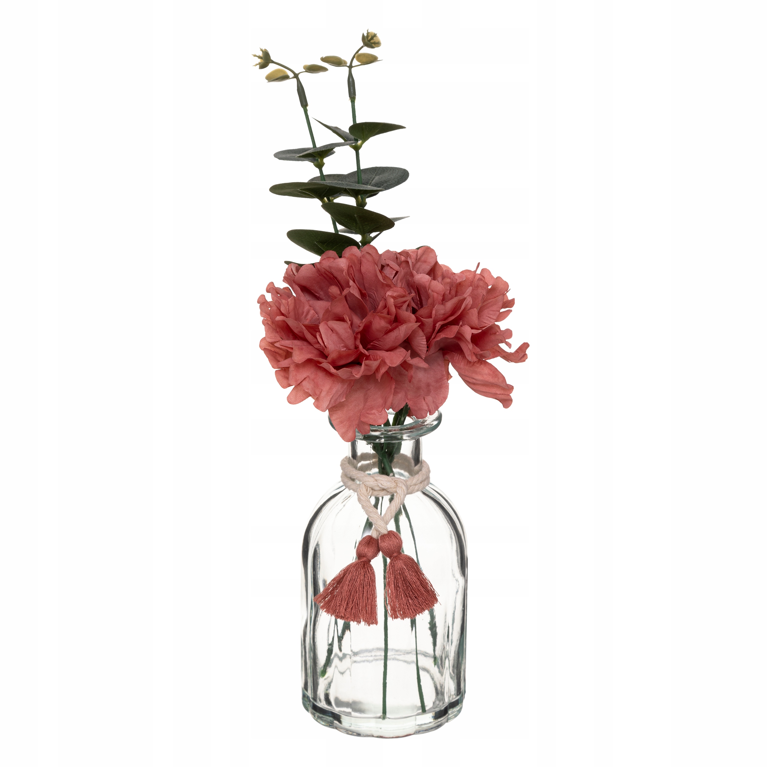 Kompozycja kwiatowa w szkle CARMEN, 30 cm – Elegancka dekoracja do każdego wnętrza