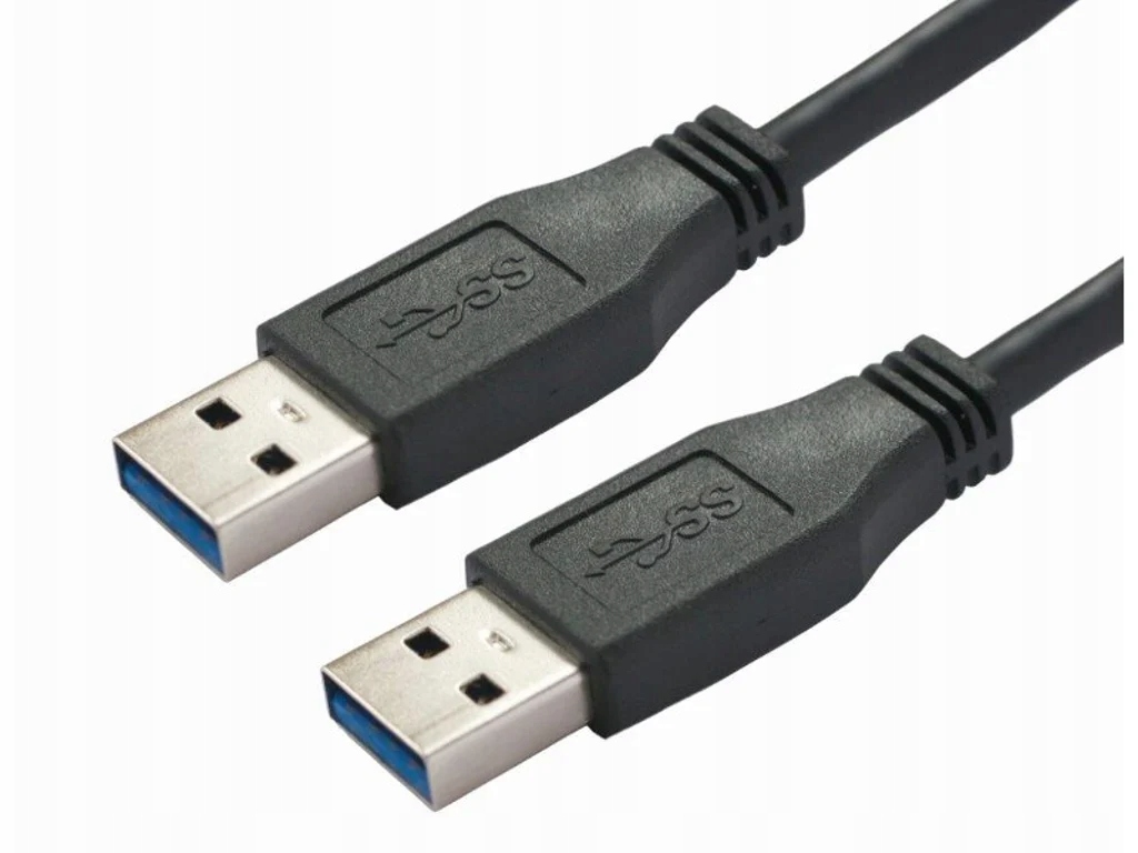 Kabel USB-A - USB-A 2 m Czarny – Wysoka jakość i superszybki transfer