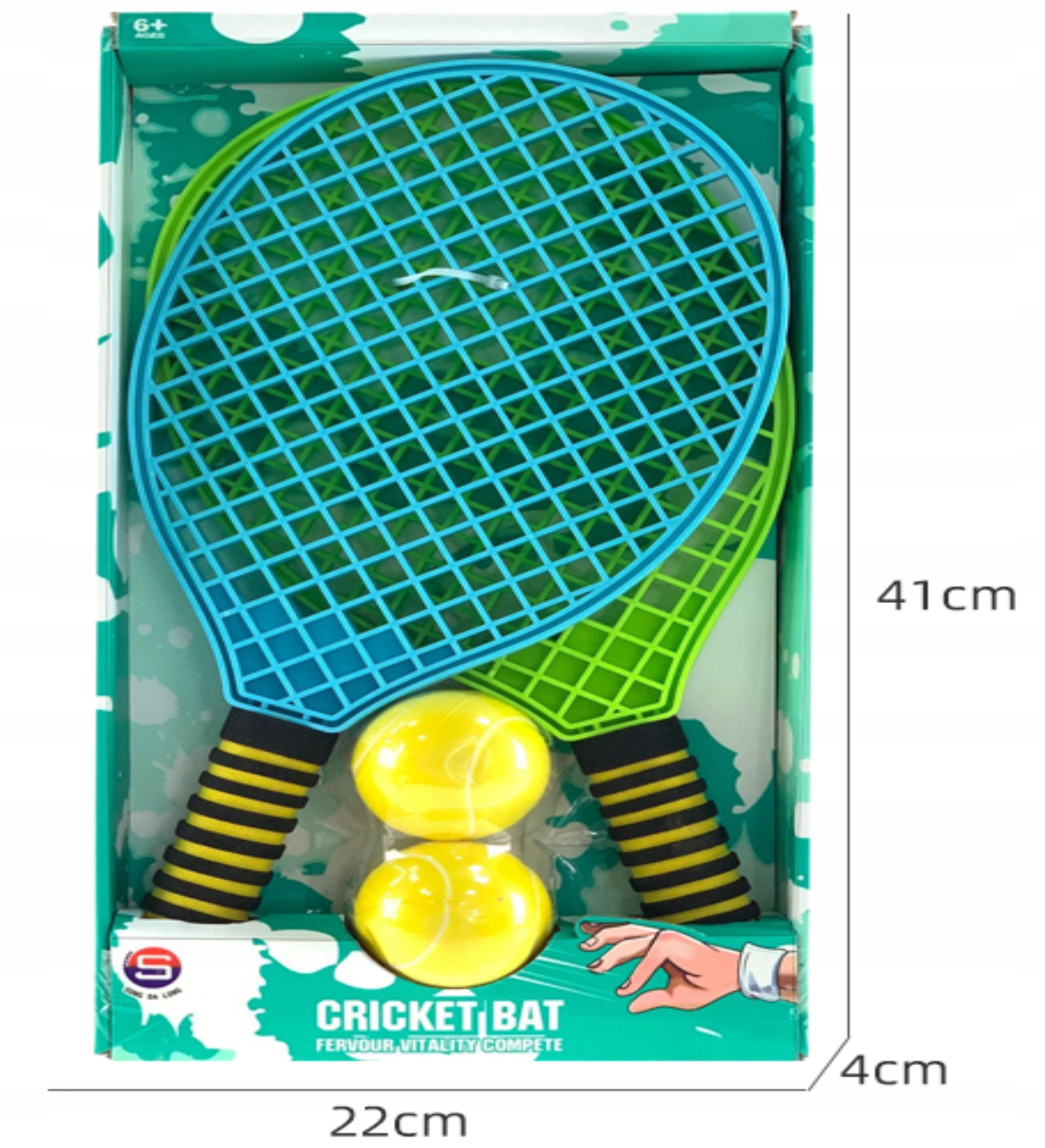 Komplet rakietek i piłeczek do gry