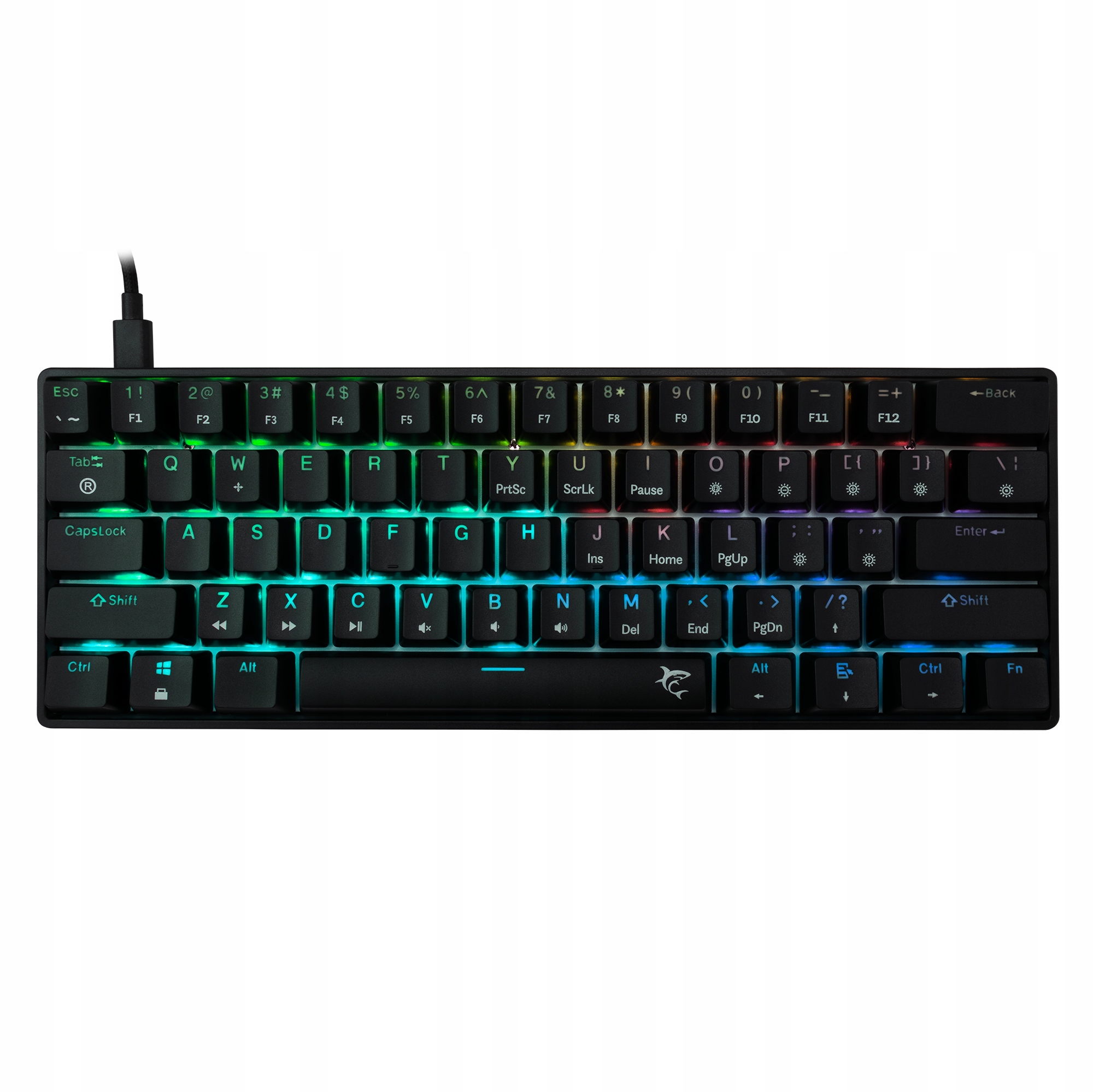 Klawiatura Gamingowa Mechaniczna White Shark Shinobi-2 – Komfort i precyzja w Twoim zasięgu