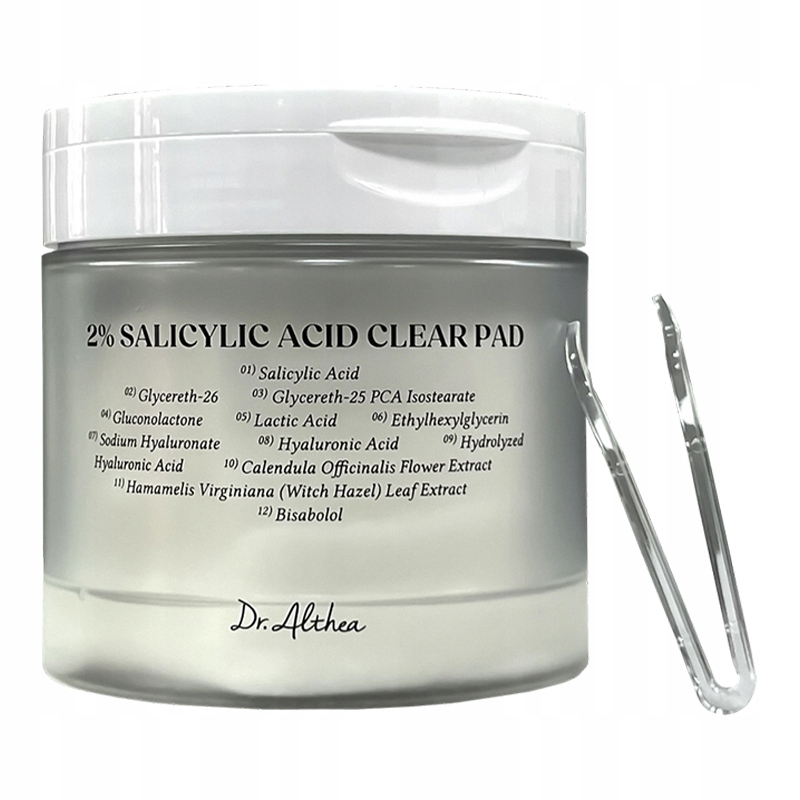 DR. ALTHEA 2% Salicylic Acid Clear Pad – Tonizujące płatki do twarzy dla zdrowej cery