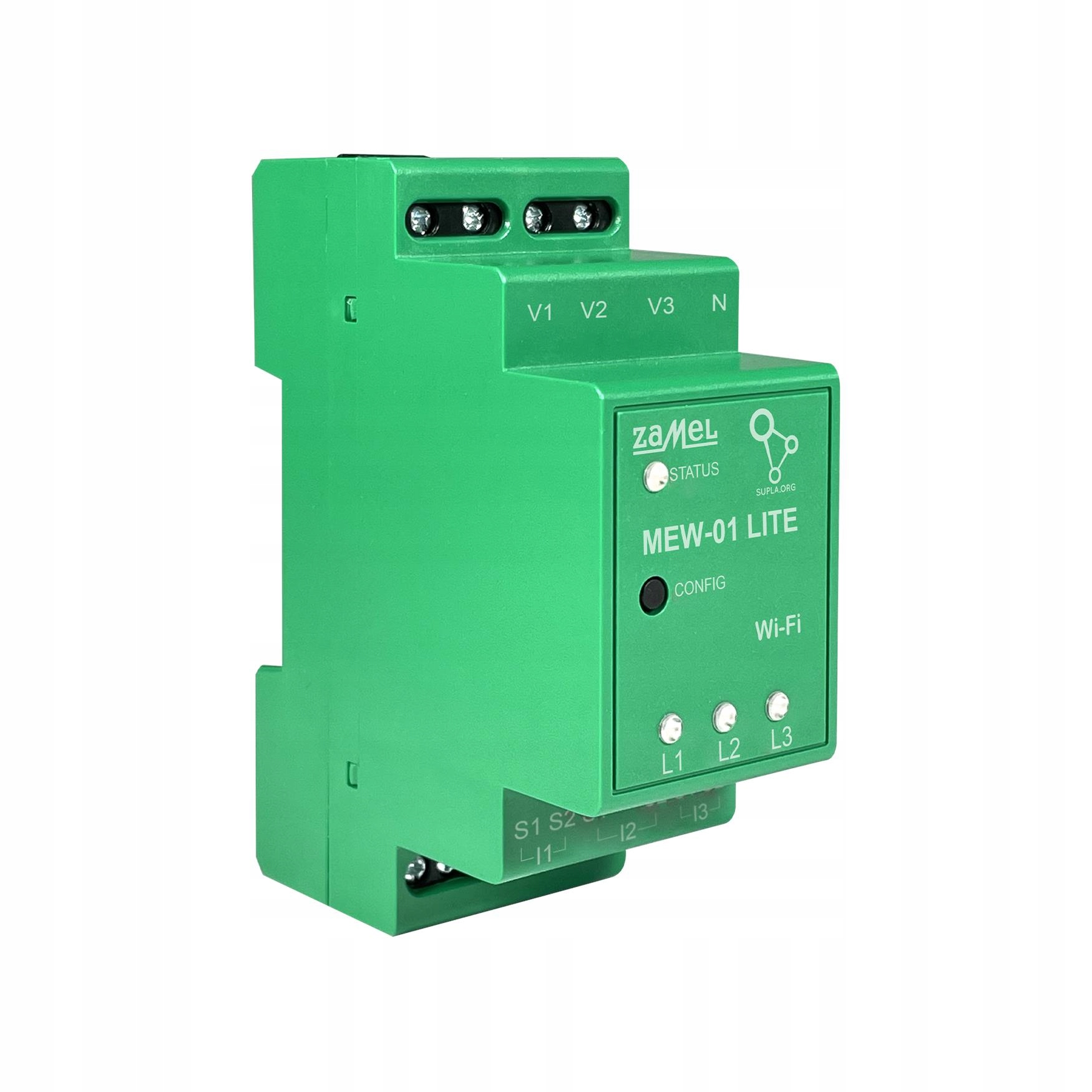 Trójfazowy licznik energii elektrycznej z komunikacją Wi-Fi