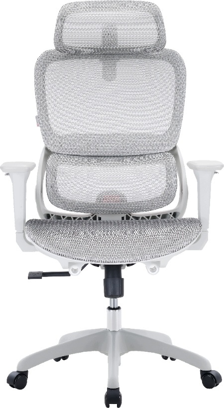 Ergonomiczne krzesło biurowe B100 Mesh White – Komfort i wsparcie w pracy