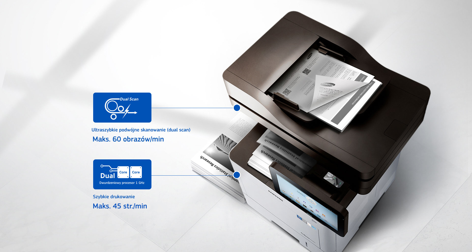 Szybsze skanowanie i bezbłędne wydruki