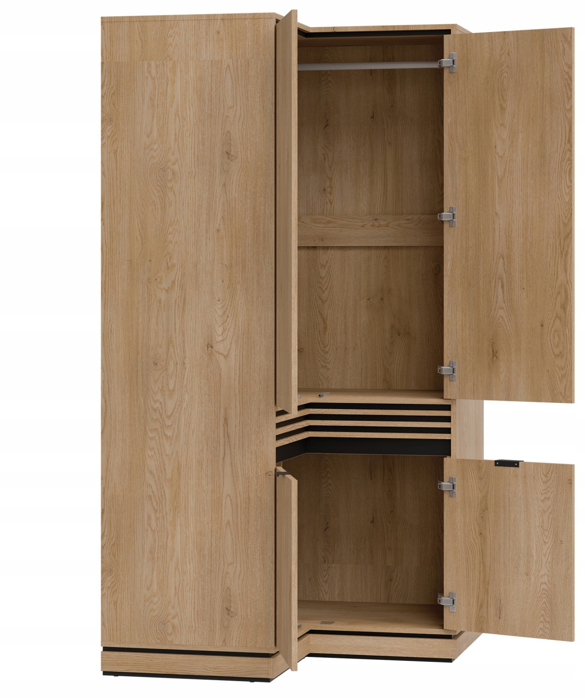 Przestronność i funkcjonalność szafy FERRO FE13