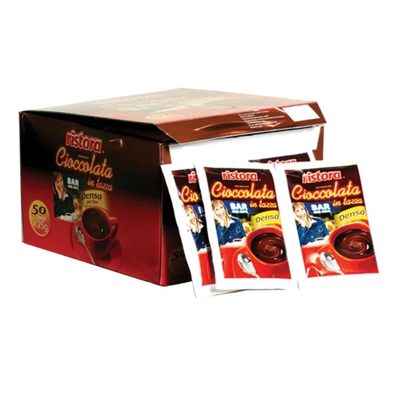 Czekolada na gorąco w saszetkach 50x25g – Wyjątkowy smak z Włoch