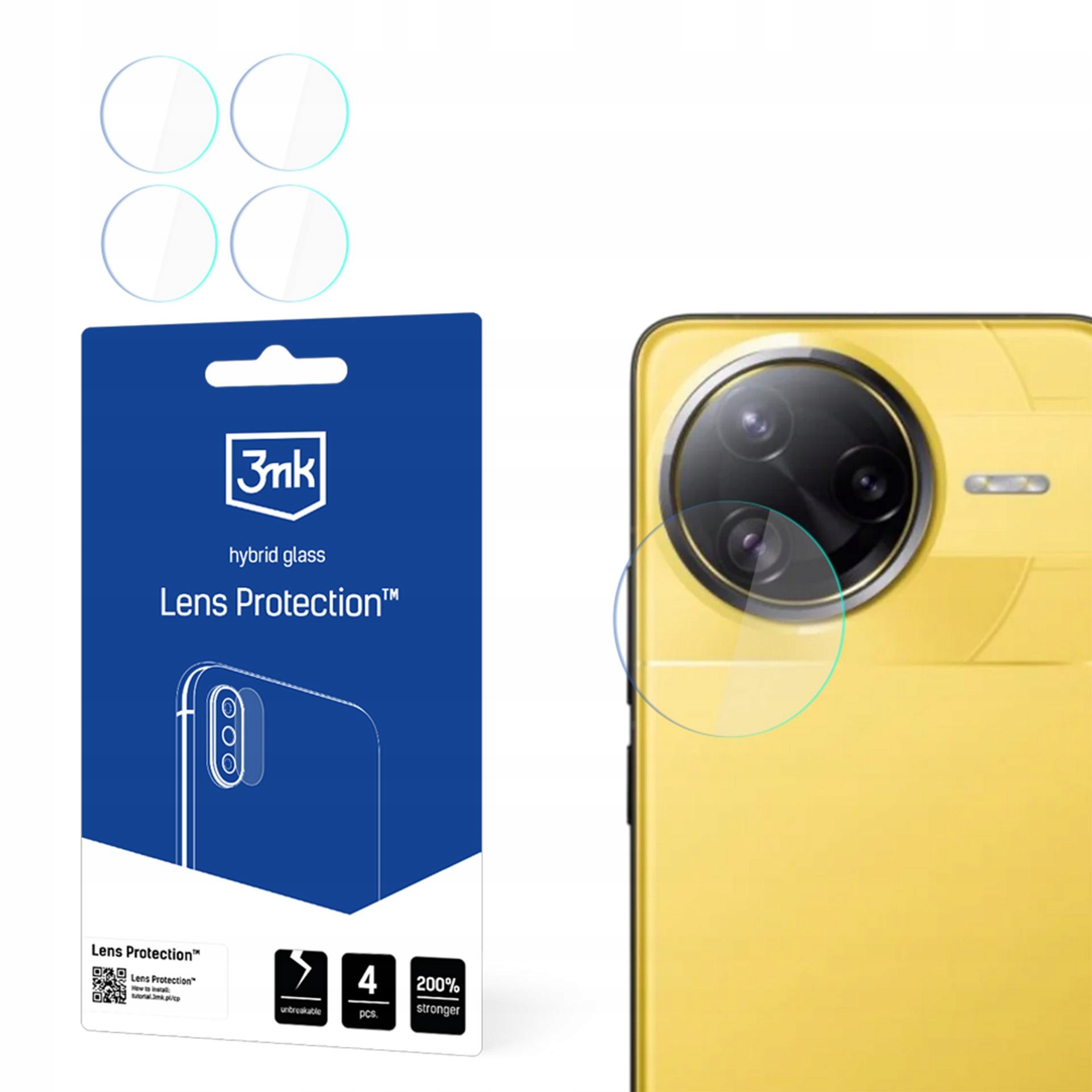 Poco F7 Ultra - Ochrona obiektywu z hybrydowym szkłem 3mk