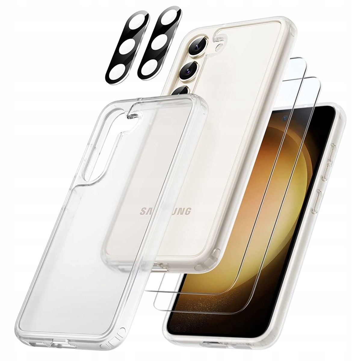 Etui przezroczyste TPU Akrylowe 5w1 do Samsung Galaxy S23+ Plus – Idealna ochrona dla Twojego smartfona