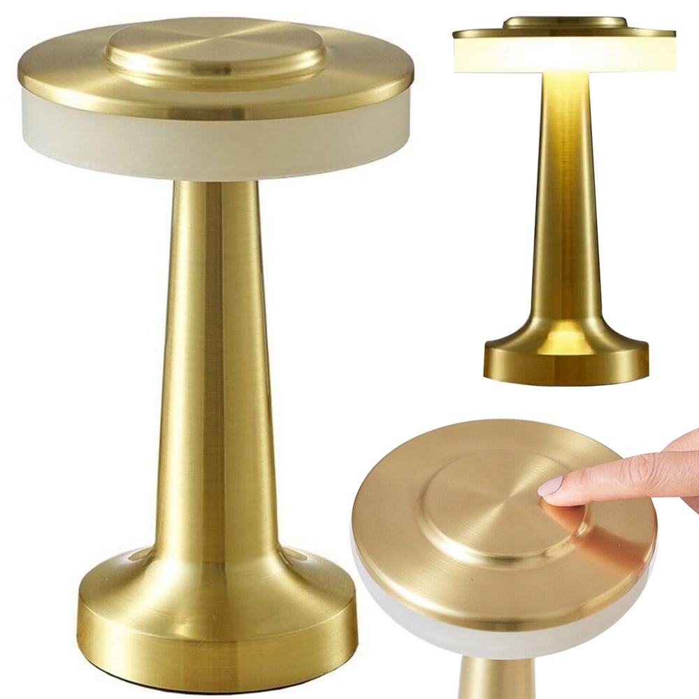 Lampka biurkowa Verk – Nowoczesna lampa nocna dotykowa z regulacją jasności