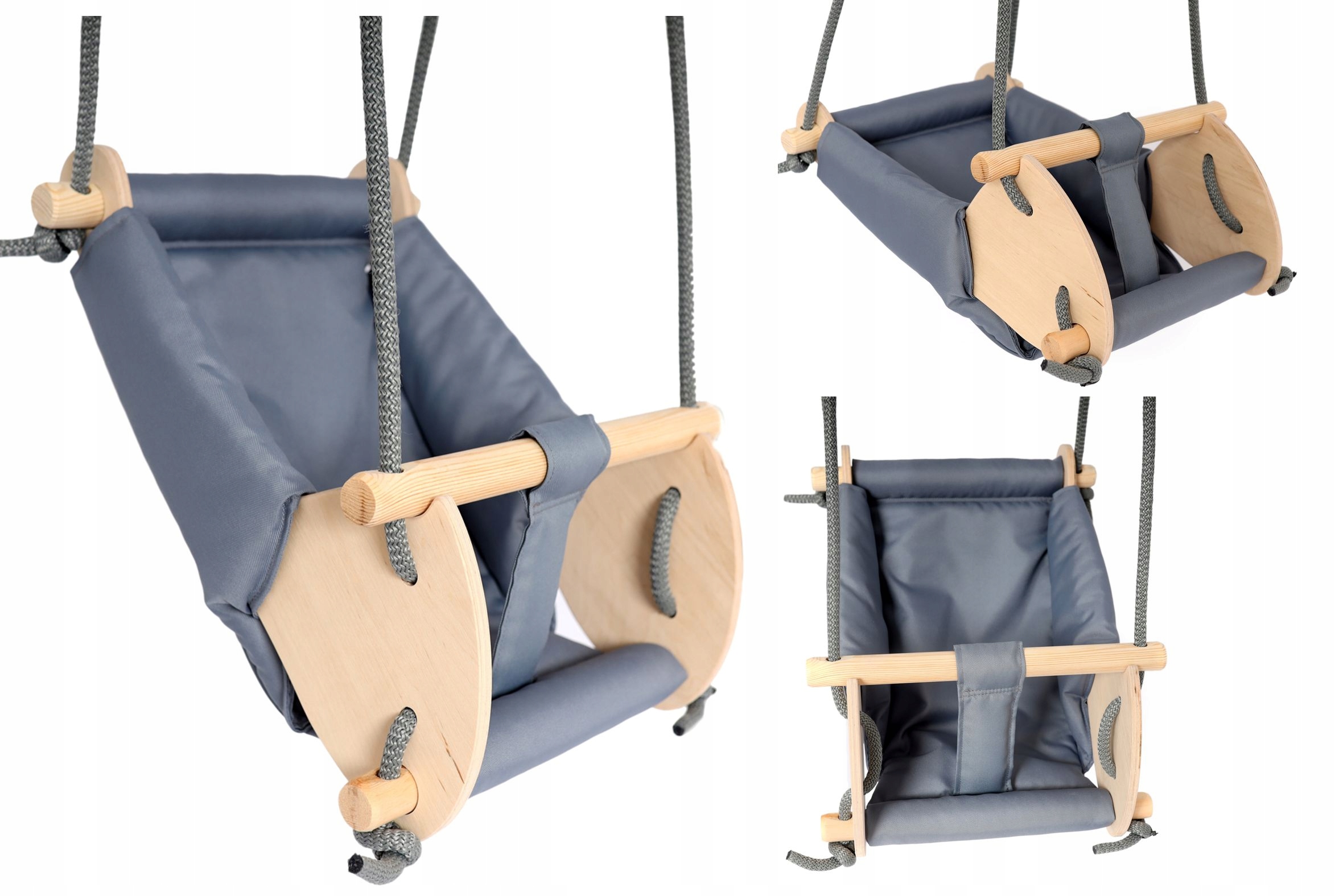 Wielofunkcyjny bujaczek z pasami bezpieczeństwa