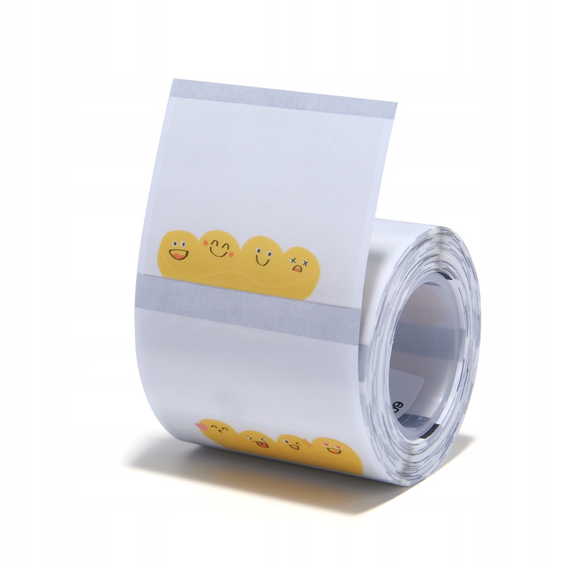 NIIMBOT Etykiety Naklejki 41x31mm OKRĄGŁE TRANSPARENT 220szt do B21/B3S/B1 – Idealne do oznaczania
