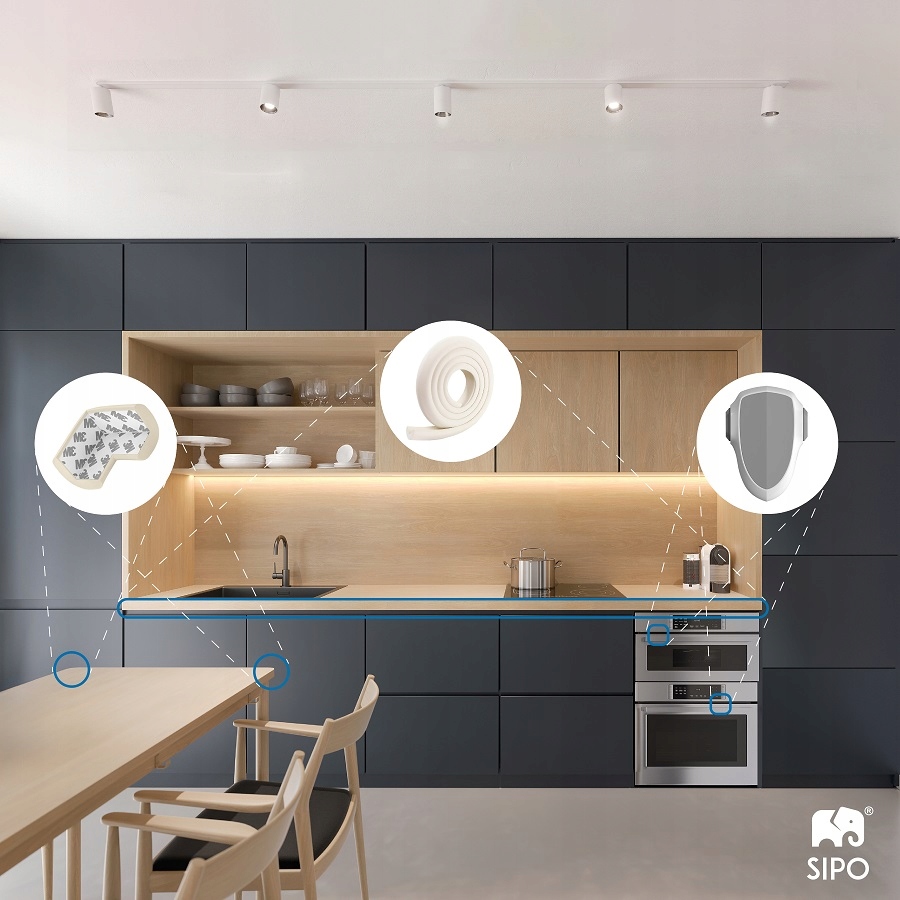 Ochrona narożników mebli – Zabezpieczenia przed urazami