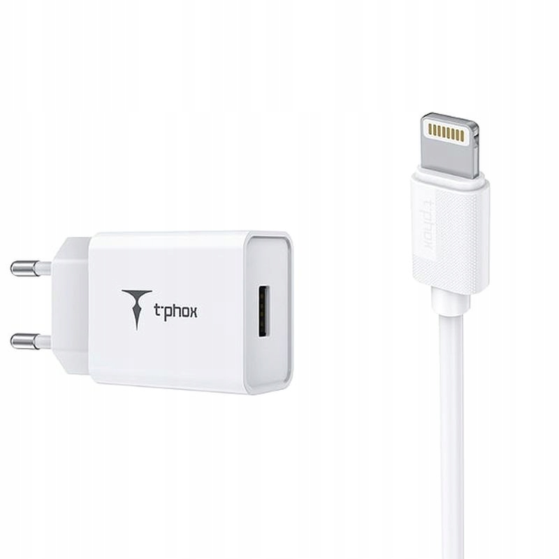 Ładowarka sieciowa T-PHOX MINI-EU 1x USB-A 2.4 A – Szybkie i wygodne ładowanie