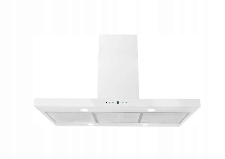 Okap wyspowy Etna Wyspowa Biały Mat 90 – Elegancja i funkcjonalność w Twojej kuchni