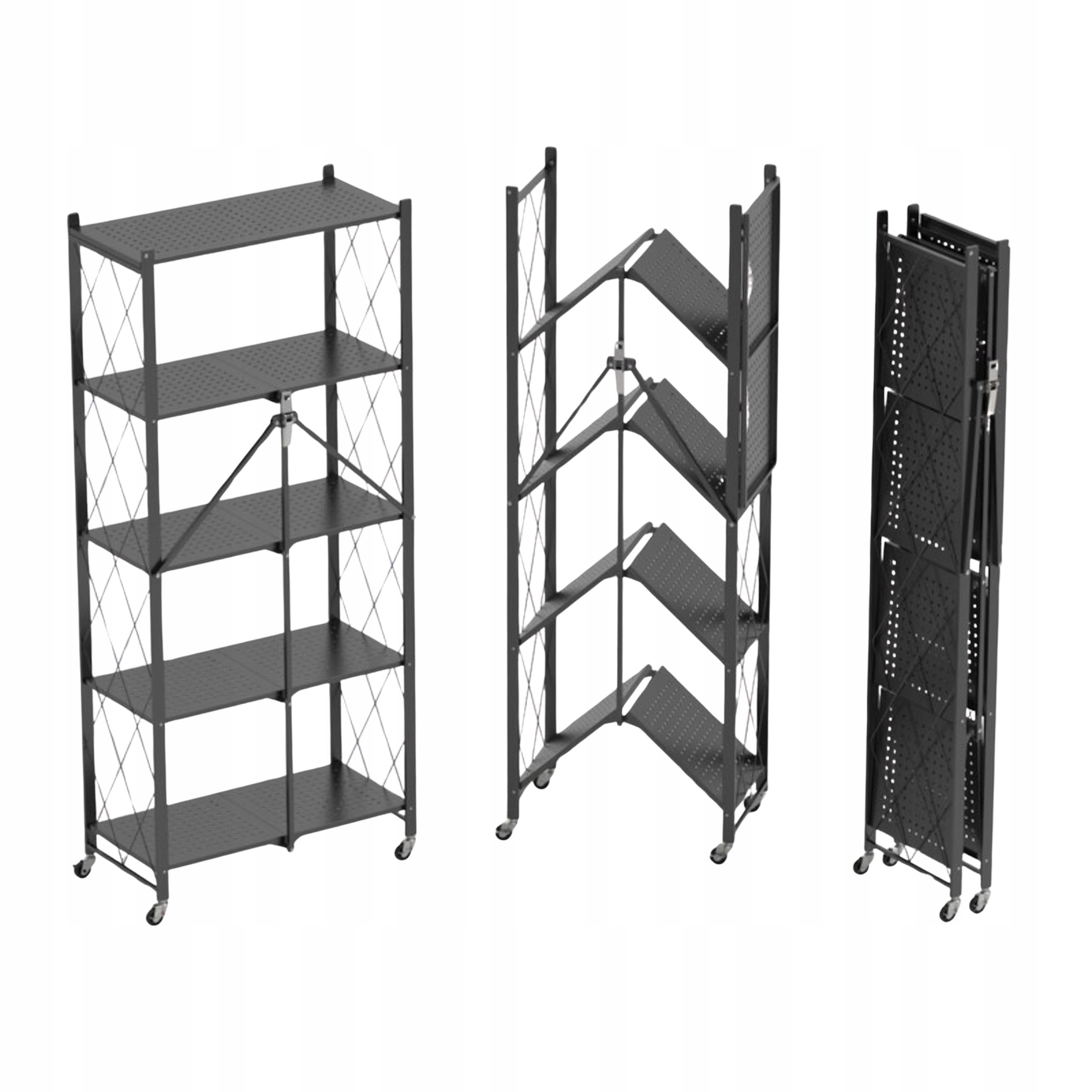 Funkcjonalne półki – 5 perforowanych półek dla lepszej wentylacji