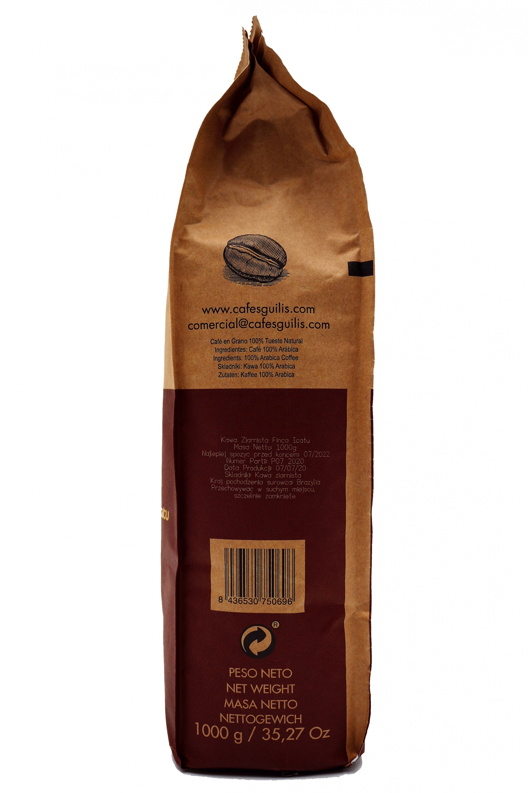 100% Arabica z regionu Minas Gerais
